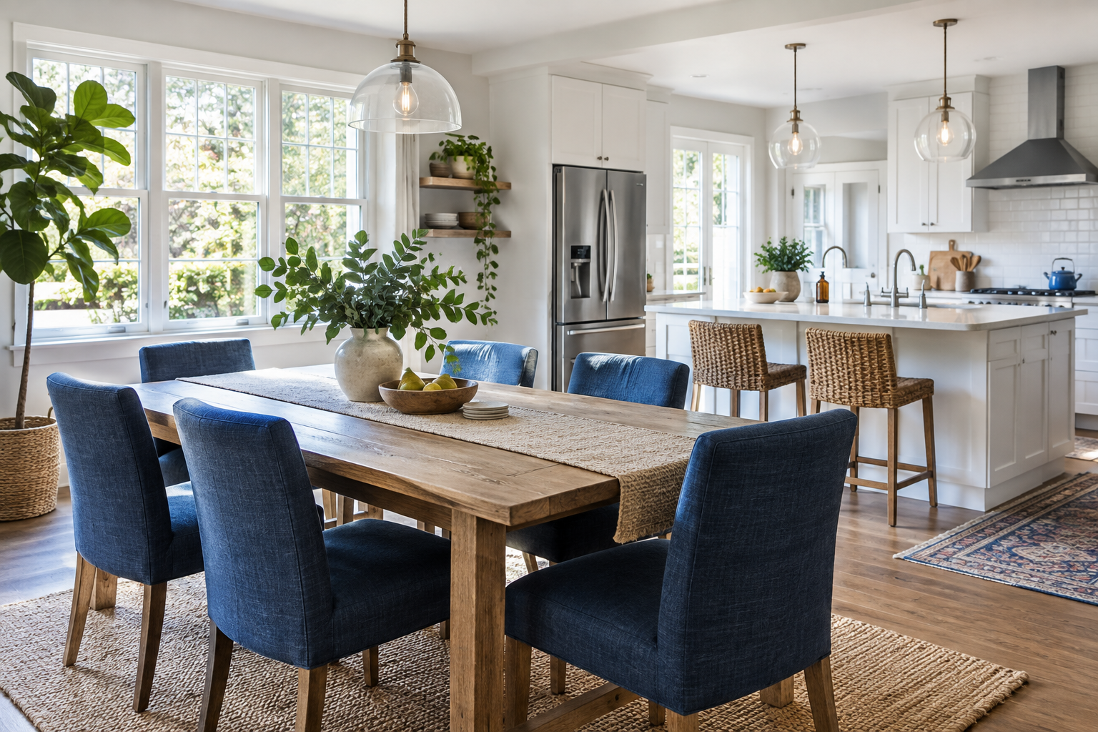 Illustrative AI-generated home interior